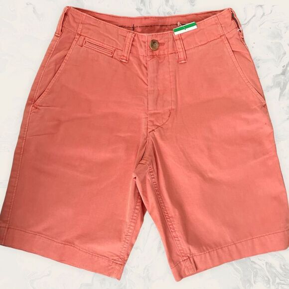 American Eagle Active Flex Flat Front Shorts-  Size 26 - Stretch Coral - Picture 1 of 2